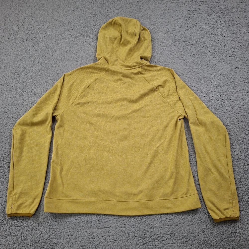 REI Co-op Hoodie Mens Large Grid Fleece 1/4 Zip Pullover Kangaroo Pocket Outdoor - Picture 2 of 9